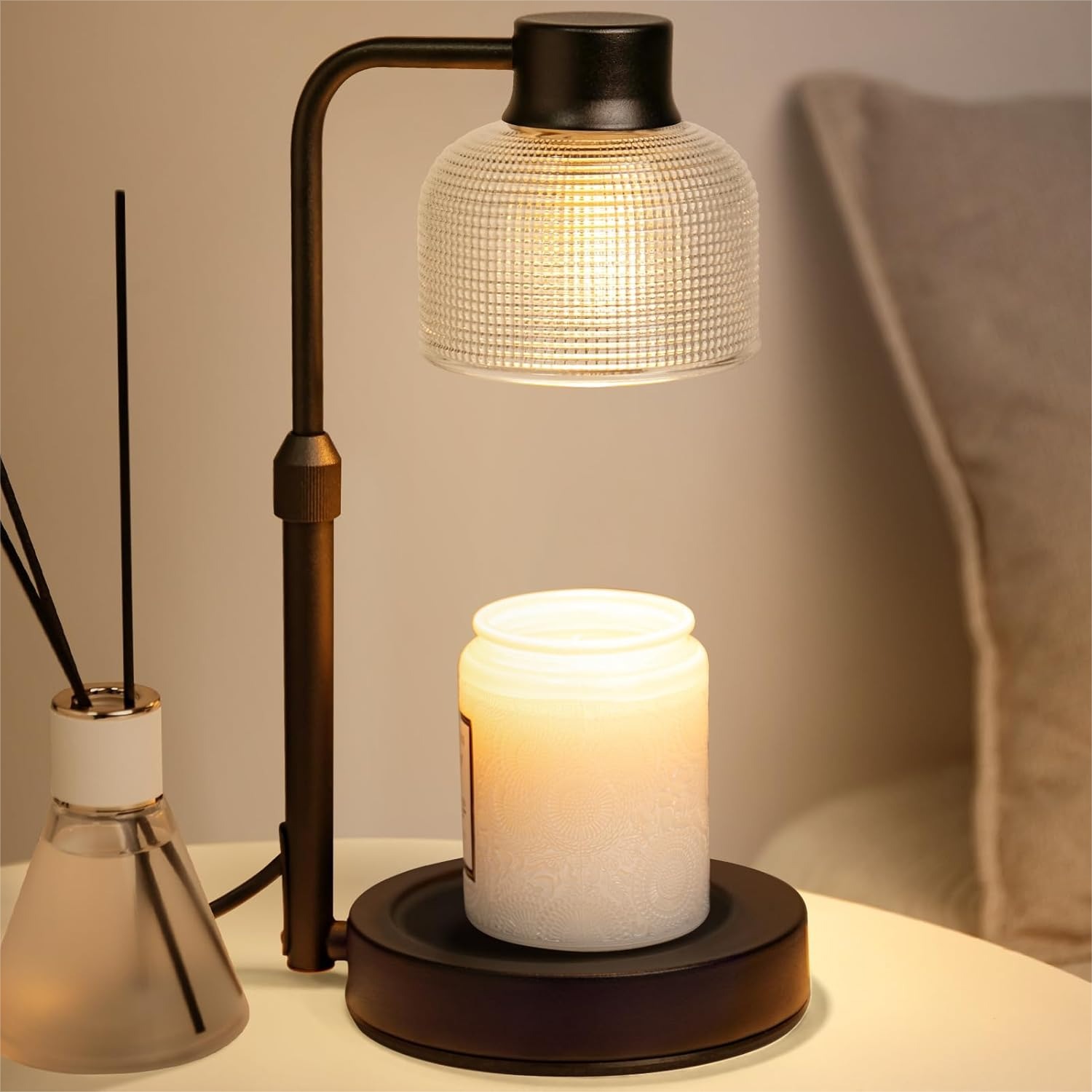 Wax Melts - Lampe chauffe-bougie avec minuterie - Chauffe-cire