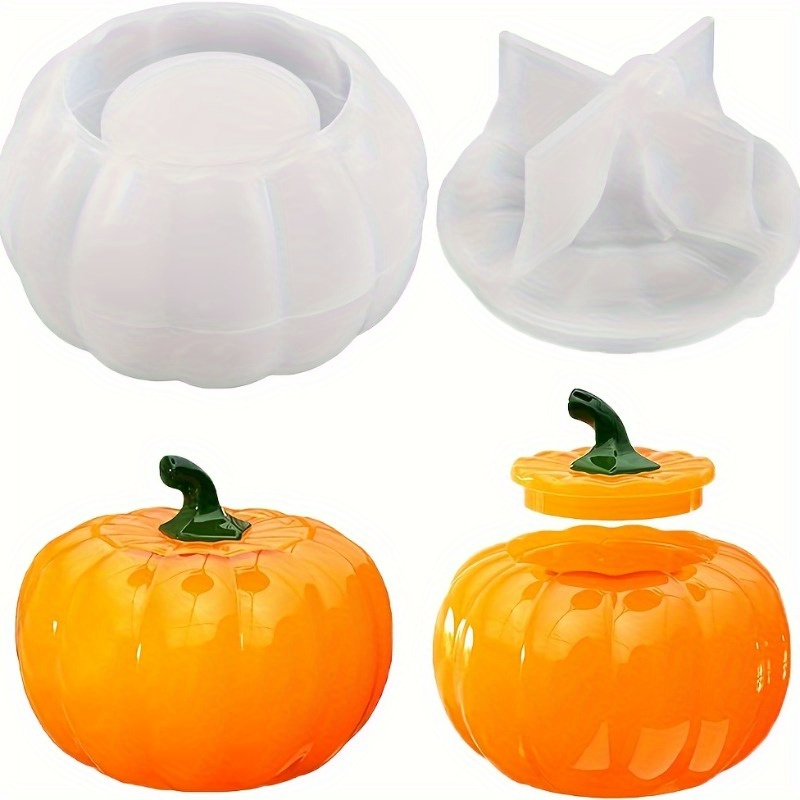 Candle Containers - Pots à Citrouille en Silicone avec