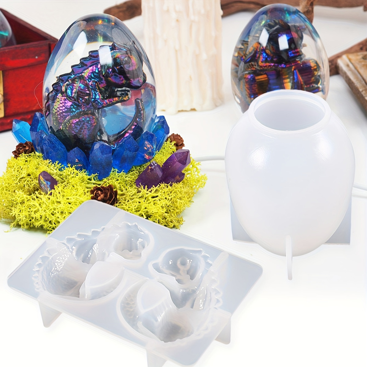 Candle Making Kit - Moules à œufs de Dragon en