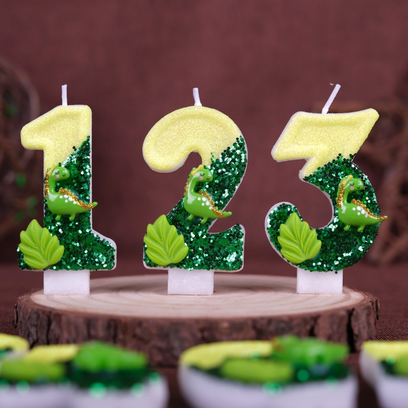 Silk Candle - Nouvelles bougies d'anniversaire numérotées de 0