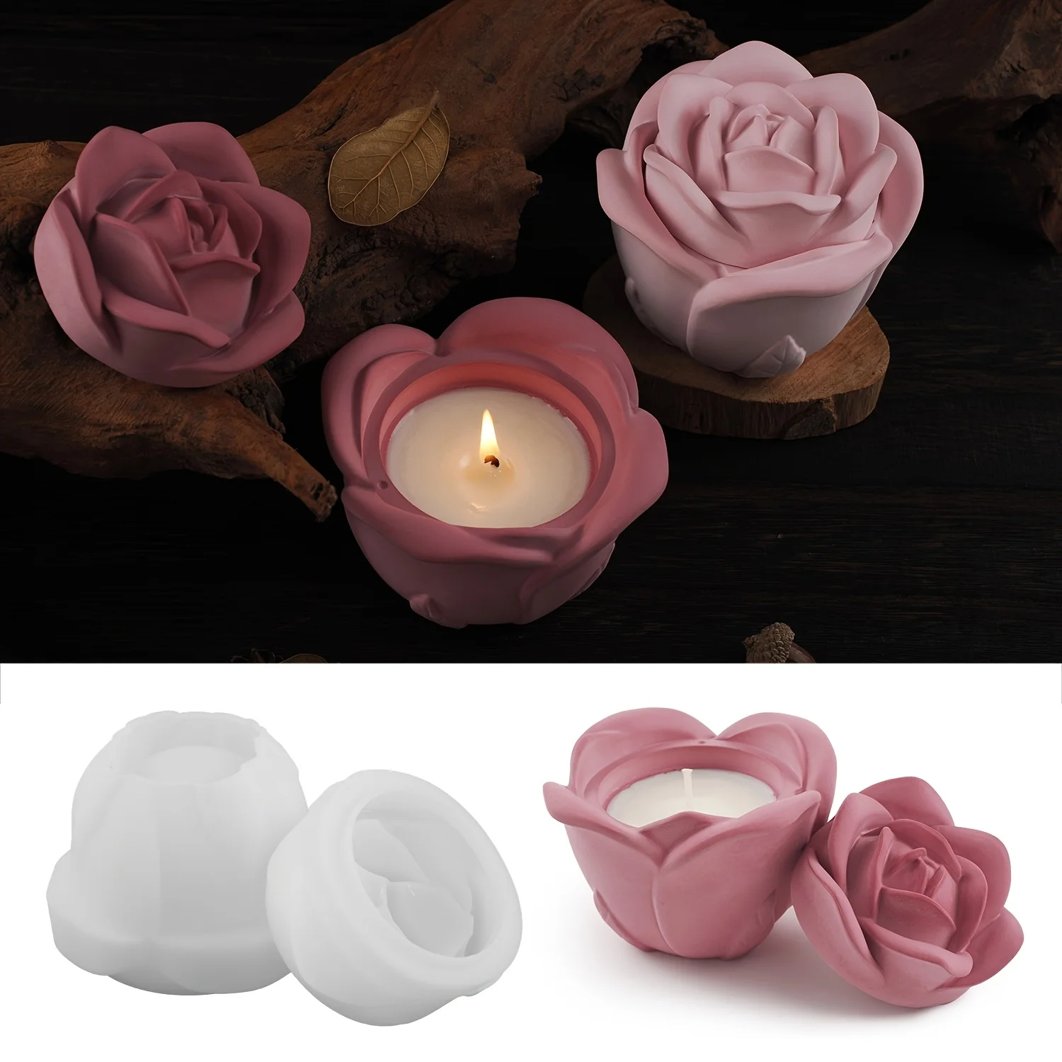 Ensemble de 2 moules en Silico - Candle Molds avis et prix